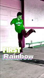First Rainbow🌈 Hacky Sack Trick Progression