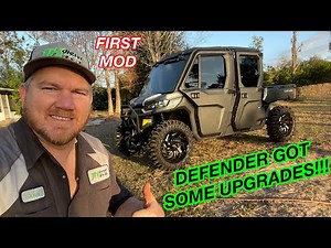 I Can't Leave ANYTHING Stock..... Can Am Defender Gets A New Look!!!!!