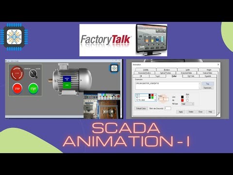 Motor Color Animation in Factory Talk View Studio Site Edition
