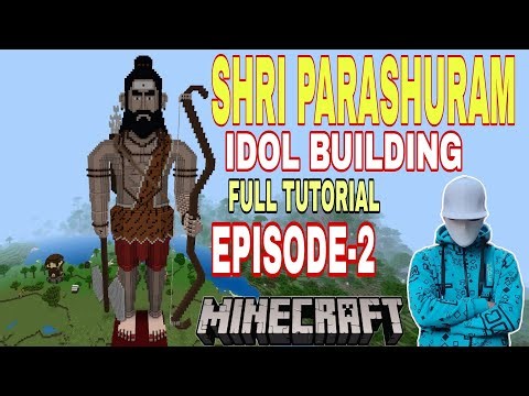 How to build Shri Parashuram idol in Minecraft Episode-2.