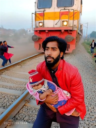 “Brave Boy Escapes Train Danger | Hostage Rescue Action”