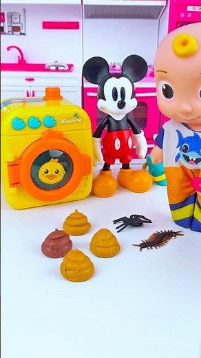ASMR Toy Unboxing Cocomelon & Mickey Mouse Washing Machine Set | Satisfying Toy Play with Subeo Toys