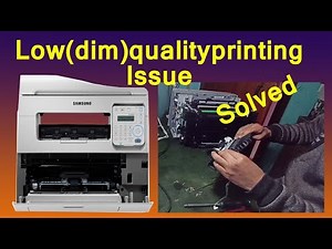 Samsung SCX-4521FS– light print problems/Dim printing Issue /Low quality printing problems