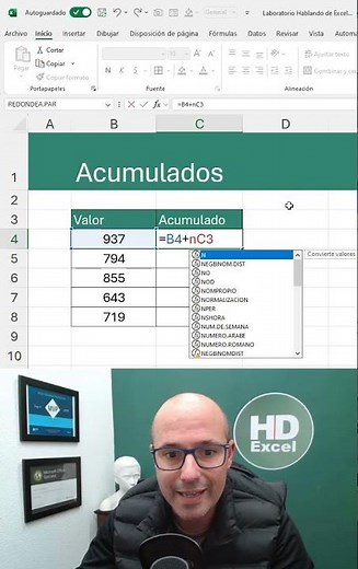 ✅ How to MAKE ACCUMULATIONS in #excel #exceltips #exceltricks #talkingaboutexcel
