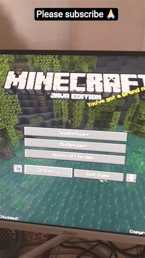 Minecraft Java pc editing gameplay #shorts