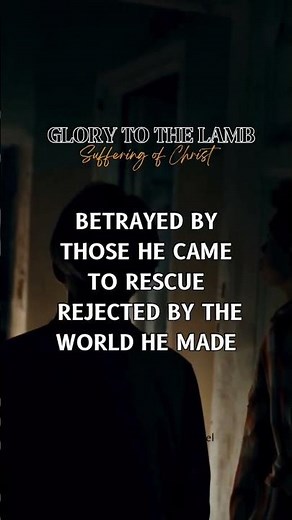 Glory to the Lamb | Worship Song on the Suffering of Jesus Christ | Trinity Praise | Lyrical video
