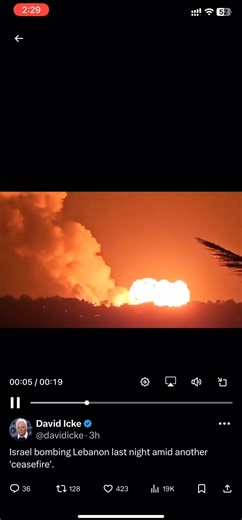 Israel bombing Lebanon last night amid another “ceasefire” Remember … when they say peace … PREPARE FOR WAR!!! | Linol Anderson