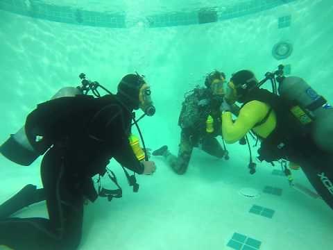 DIVE-SAR Full Face Mask Diver training