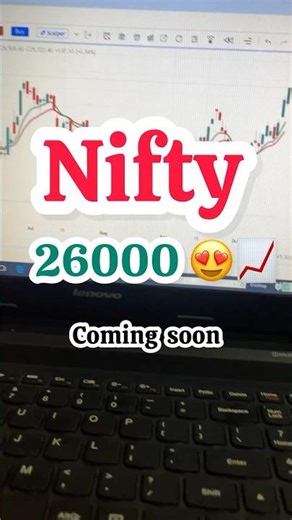 Nifty 26000 coming soon📈 Nifty all time high? || Market analysis || #shorts #stockmarket #nifty