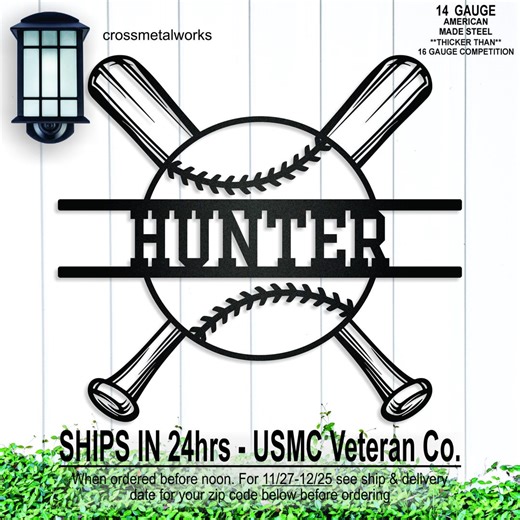 Personalized Baseball Name Sign, Custom Baseball Metal Name, Sports Name Sign, Coach Gift, Nursery Wall Decor, Kids Room, Dorm Rooms - Etsy