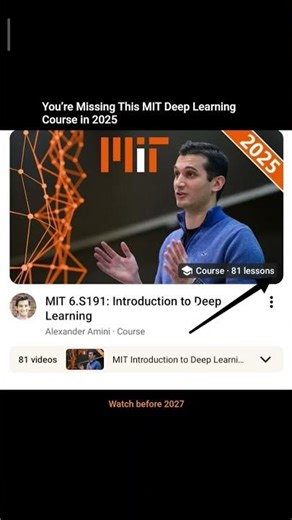 MIT’s Free Deep Learning Course Everyone Should Watch in 2026
