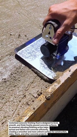 This Concrete Finishing Tool Is AMAZING! Perfectly Smooth Concrete in Seconds | Concrete Power Float