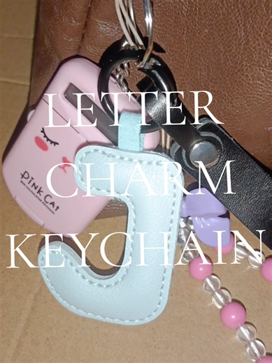 Unique Letter Charm Keychain Designs for Personalization