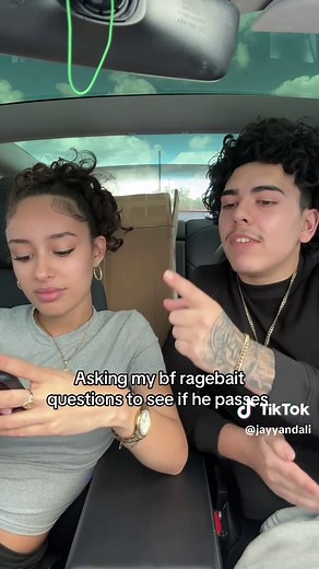 Did he pass?? #viral #jayandali #couples | boyfriend questions