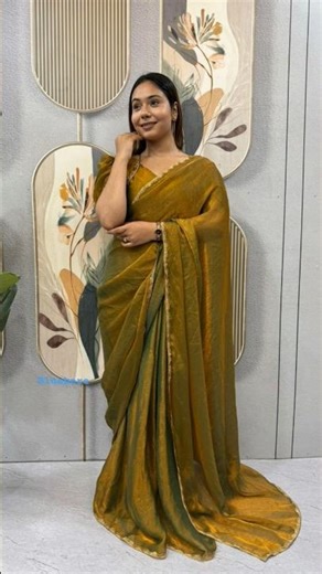 Two tone gown saree// ready to wear saree // aadi ‪@Bluebereofficial‬