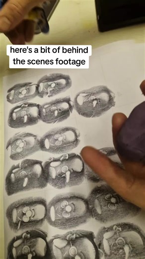 here's some behind the scenes action of my animated video