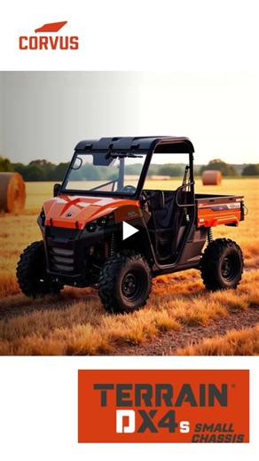 Corvus UTV DX4s isn’t afraid of water or mud. Designed for tough off-road and heavy-duty work. Where the terrain is challenging - that’s where it thrives. | Prime Technologies Ltd.