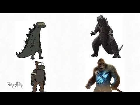 Godzilla vs monkey part 1/17