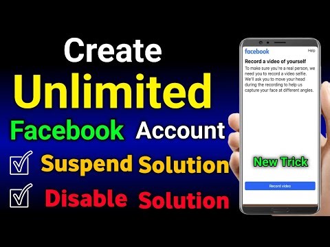 how to create unlimited facebook account without number | fb I'd suspend problem solution 2025 ✅️