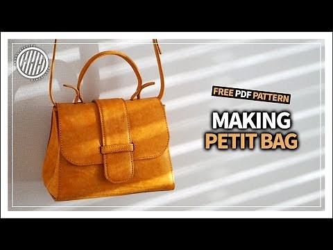 [Leather Craft] Making PETIT BAG / Free PDF pattern