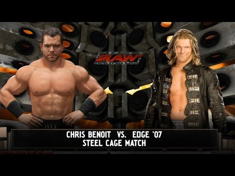 RAW | Chris Benoit defeated Edge - Steel Cage match