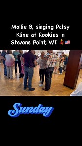 Mollie B singing Patsy Kline today at Rookies in Stevens Point, WI | Rookies Sportspub