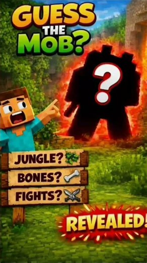 Can you guess this mob in minecraft ☺️#minecraft #shorts