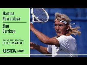 Martina Navratilova vs Zina Garrison Full Match | 1989 US Open Semifinal