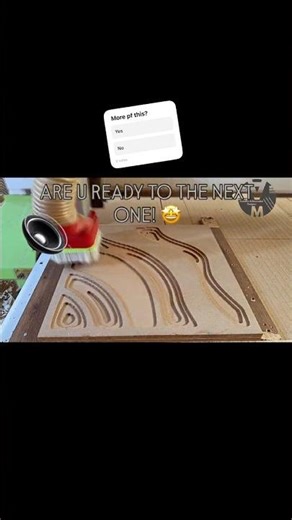 CNC 3D WOOD WAVES | Hypnotic Carving Process 😍 #shorts