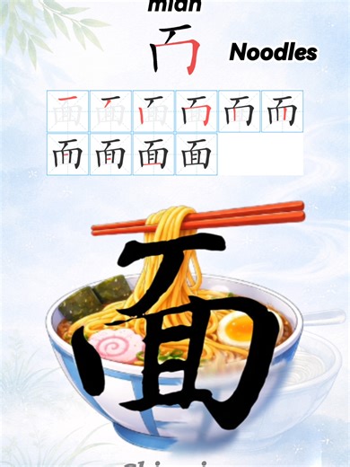 Understanding the Chinese Character for Noodles