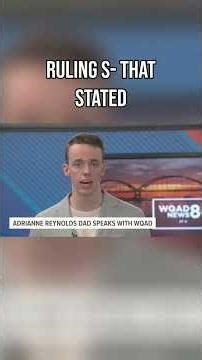 Adrianne Reynolds: Father's Plea After Killer's Sentence Denial #shorts