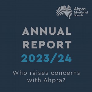 Most of the concerns raised with Ahpra come from patients, their families and friends, and other members of the public. See our annual report for more info: https://bit.ly/3CLTF7D | Australian Health Practitioner Regulation Agency - Ahpra