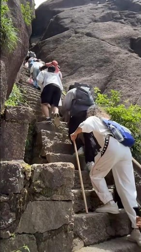 Conquering the Cliffs: Climbing the World's Steepest Mountain Steps!