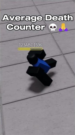 Average Death Counter 💀🙏 #roblox #thestrongestbattlegrounds