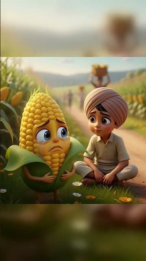 crying corn #corn #baby #pixer