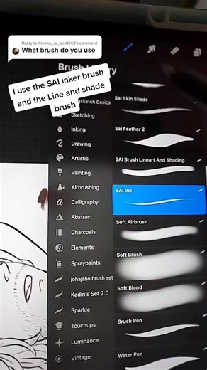 Procreate Tutorial: SAI Inker and Line & Shade Brush Set