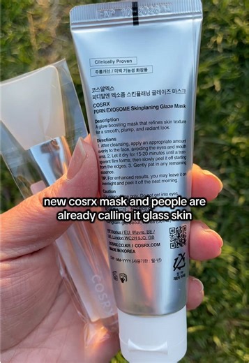 This new COSRX mask is already getting hype for that smooth, glass-skin finish. Comes with a brush and designed to leave skin looking super radiant. If you see the orange cart, it’s still available. #TikTokShopCreatorPicks #KBeauty #SkincareRoutine #GlassSkin #TikTokMadeMeBuyIt
