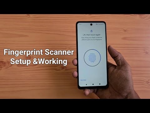 Moto G04 | Moto G04s : Fingerprint Scanner Setup & Working