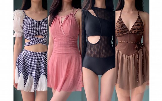 ootd🩱160 仙气甜美高颜值泳衣，都是遮肉显瘦款滴！适合海边度假拍照～