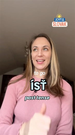 ÍSŤ (past) ~ in Slovak❣️🇸🇰 Verb Conjugation 😎
