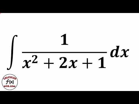 indefinite integral of 1/x^2+2x+1 dx | integration | calculus