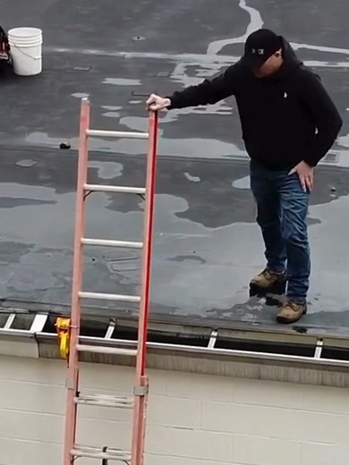 Ladder safety is not just a matter of convenience, it's a matter of life and death #fyp #safety According to a recent report by CPWR—The Center for Construction Research and Training, fatal falls among construction workers increased by over 50% from 2011 to 2022. Lock Jaw Ladder Grip is here to change that narrative. Our innovative tool provides a simple yet effective solution to prevent falls, attaching securely to roof gutters in under 5 seconds! #lockjawladdergrip #ladderstabilizer #stabilize