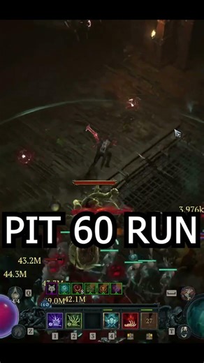 AFK Necromancer OP 💀 Pit 60 Run – No Skills!