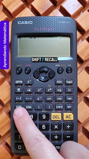 How to SAVE a NUMBER in the MEMORY of a SCIENTIFIC CALCULATOR 🤔