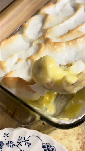 Old-fashioned banana pudding ￼