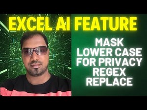 How to mask name email and address for privacy using formula in excel - AI driven excel formula