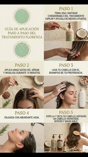 Tratamiento Capilar Florenza: Paso a paso para un cabello hidratado y sedoso 💆‍♀️🌿
