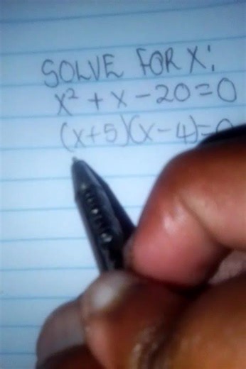 HOW TO SOLVE FOR X #grade12 #maths