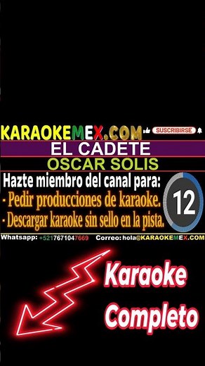 Karaoke Grupo Laberinto - El Cadete #karaokemex