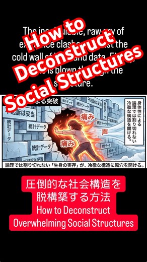 圧倒的な社会構造を脱構築する方法 - How to Deconstruct Overwhelming Social Structures